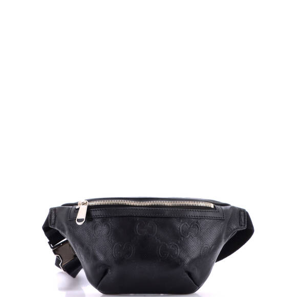 Gucci Handbags - Gucci Small Belt Bag GG Embossed Perforated Leather